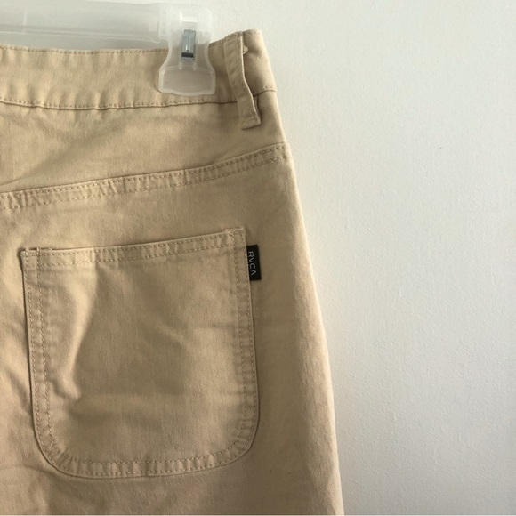 RVCA Cream Wide Leg Skating Pants - Picture 4 of 5